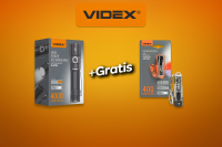 Wiederaufladbare LED Taschenlampe VIDEX VLF-A406 4000Lm...