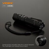 Wiederaufladbare LED Taschenlampe VIDEX VLF-A406 4000Lm 6500K Portable Flashlight