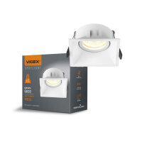 Einbaustrahler VIDEX-GU10-VL-SPF09S-W Recessed spotlight...