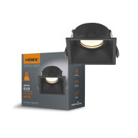 Einbaustrahler VIDEX GU10 Lampe VL-SPF09S-B Einbauspot