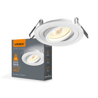 Einbaustrahler VIDEX GU10 Lampe VL-SPF08R-W Einbauspot