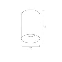 Deckenstrahler VIDEX für GU10 VL-SPF14A-WB Aufbauleuchte Ceiling spotlight luminaire
