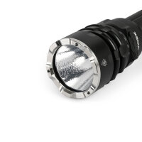 Wiederaufladbare LED Taschenlampe VIDEX VLF-AT265 2000Lm 6500K mit Glaslichtfilter in Rot und Grün