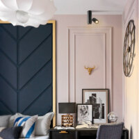 Deckenstrahler VIDEX für 2XGU10 ARIZA Schwarz Aufbauleuchte Spot Ceiling spotlight luminaire