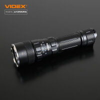 Wiederauladbare LED Taschenlampe VIDEX VLF-AT255RG 2000Lm 5000K Grün- Rotlicht