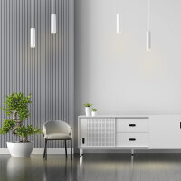 Pendelstrahler VIDEX für GU10 TATUM Weiß Deckenstrahler Spot Pendant spotlight luminaire