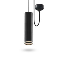 Pendelstrahler VIDEX für GU10 TATUM Schwarz Pendant...