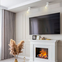 Wand- und Deckenstrahler VIDEX für GU10 Lampe GRANT Weiß Wall and ceiling spotlight luminaire