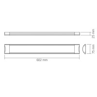 Linear LED Batten Leuchte VIDEX LED 18W 4000K Batten Light