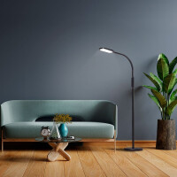 LED dimmbare Stehleuchte VIDEX TOKYO Schwarz Dimmable Floor Lamp Stehlampe