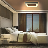 LED-Deckenleuchte VIDEX EDGE-SC-72W Schwarz Kronleuchter