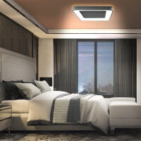 LED-Deckenleuchte VIDEX EDGE-SC-72W Schwarz Kronleuchter