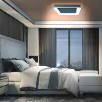 LED-Deckenleuchte VIDEX EDGE SC-72W Schwarz Kronleuchter