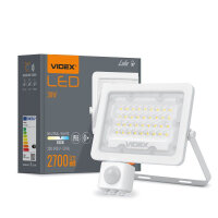 LED Flutlicht mit Bewegungsmelder VIDEX PIR 30W 2700Lm...