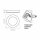 LED Wand- und Deckenleuchte VIDEX-LED-LENA-15W-5000K Feuchtraumleuchte