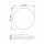 LED-Deckenleuchte VIDEX-MILA-24W-4000K Ceiling Fixture