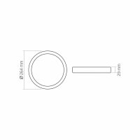LED Aufputz Deckenleuchte VIDEX-DOWNLIGHT-LED-DLRS-24W-4000K Surface Downlight Fixture