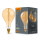 LED Glühlampe VIDEX E27 PS160 8W 1800K FIL DIMMBAR SPIRAL AMBER