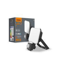 LED Flutlicht mit Bewegungsmelder VIDEX F3 PIR 20W 5000K...