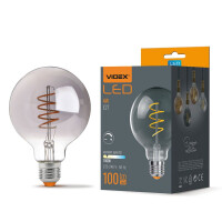 LED Glühlampe VIDEX E27 G95 4W 1800K FIL DIMMBAR...