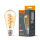LED Glühlampe VIDEX E27 ST64 4W 2200K FIL DIMMBAR SPIRAL AMBER