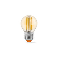 LED Glühlampe VIDEX-E27-G45-6W-2200K-FIL-AMBER