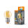 LED Glühlampe VIDEX-E27-G45-6W-2200K-FIL-AMBER
