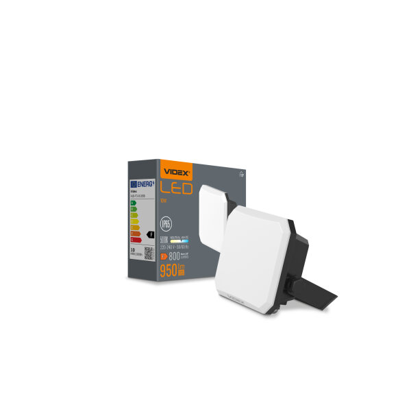 LED Flutlicht VIDEX F3 10W 5000K Schwarz Fluter Außen Strahler Scheinwerfer IP65