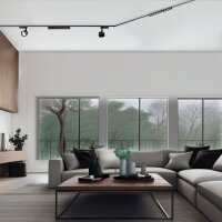 LED-Magnet Schienenstrahler für magnetisches Slim-Schienensystem VIDEX VL-TRMS-LD13B Schwarz