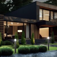 Gartenleuchte VIDEX GU10 VL-AR09061B 60CM Architektonische Leuchte