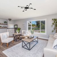 Deckenstrahler VIDEX für 8xGX53 Lampe VL-SPF22B-B Kronleuchter