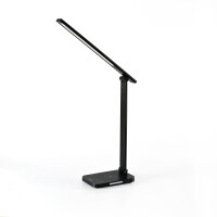 LED dimmbare Schreibtischlampe mit kabellosem Laden VIDEX 18W VL-TF17B Schwarz