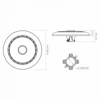 LED-Parkleuchte VIDEX VL-SLP01-120B IP65 120W 220V
