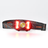 Wiederaufladbare LED-Stirnlampe VIDEX VLF-H147 700Lm 5000K Kopflampe mit Rotlicht