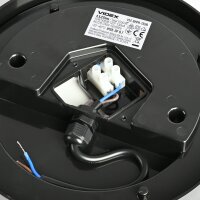 LED Wand- und Deckenleuchte VIDEX 15W 5000K IP65 Schwarz Feuchtraumleuchte