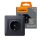 Schuko Steckdose 16A Graphitschwarz VIDEX BINERA (Set 1x Steckdose + 1x Rahmen 1fach)