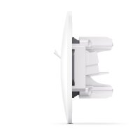 Netzwerk-Anschlussdose Datendose 1-fach RJ45 8/8 KAT.6A weiß VIDEX BINERA (Set 1x Datendose + 1x Rahmen 1fach)