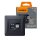 Netzwerk-Anschlussdose Datendose 1-fach RJ45 8/8 KAT.6A Graphitschwarz VIDEX BINERA (Set 1x Datendose + 1x Rahmen 1fach)