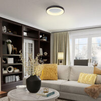 LED-Deckenleuchte VIDEX EDGE-RC 72W Schwarz Kronleuchter