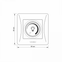 LED Dimmer 200W weiß VIDEX BINERA