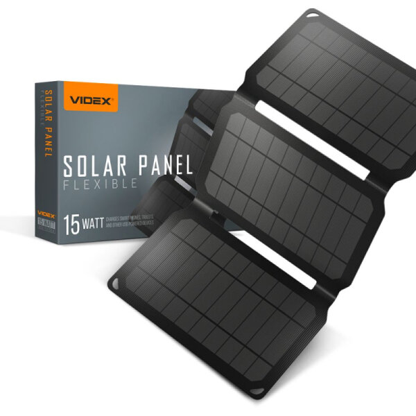 Tragbares Solarladegerät VIDEX VSO-F515UU 15W