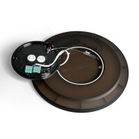 LED-Deckenleuchte mit Hintergrundbeleuchtung VIDEX DL5R 22W 3000K-4000K-5000K 220V Schwarz