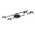 Deckenstrahler VIDEX für 4xGX53 Lampe VL-SPF21B-BB Schwarz mit dekorativer Beleuchtung