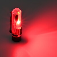 Wiederaufladbare Mini LED Taschenlampe VIDEX VLF-AK012 400Lm 5000K mit UV Rotlicht Schlüsselanhänger