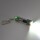 Wiederaufladbare Mini LED Taschenlampe VIDEX VLF-AK012 400Lm 5000K mit UV Rotlicht Schlüsselanhänger
