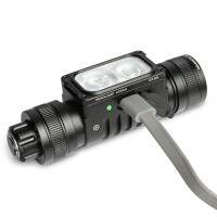 Wiederaufladbare LED-Stirnlampe VIDEX VLF-H066A 2000Lm 5000K Kopflampe mit Rotlicht