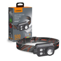 Wiederaufladbare LED-Stirnlampe VIDEX VIDEX VLF-H046Z...
