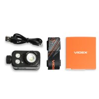 Wiederaufladbare LED-Stirnlampe VIDEX VIDEX VLF-H046Z 500Lm 5000K Kopflampe mit Bewegungssensor und Grün- Rotlicht Headlamp