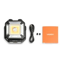 Wiederaufladbare LED Mehrzweck Taschenlampe VIDEX VLF-M048 1500Lm 5000K Grün- Rotlicht
