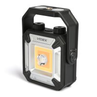 Wiederaufladbare LED Mehrzweck Taschenlampe VIDEX VLF-M048 1500Lm 5000K Grün- Rotlicht